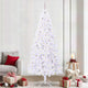 Vidaxl kunstkerstboom met 300 led wit 240 cm pvc en staal