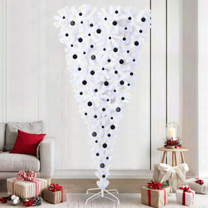 Vidaxl kunstkerstboom met 300 led wit 240 cm pvc en staal