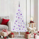 Vidaxl kunstkerstboom met 150 led wit 150 cm pvc en staal