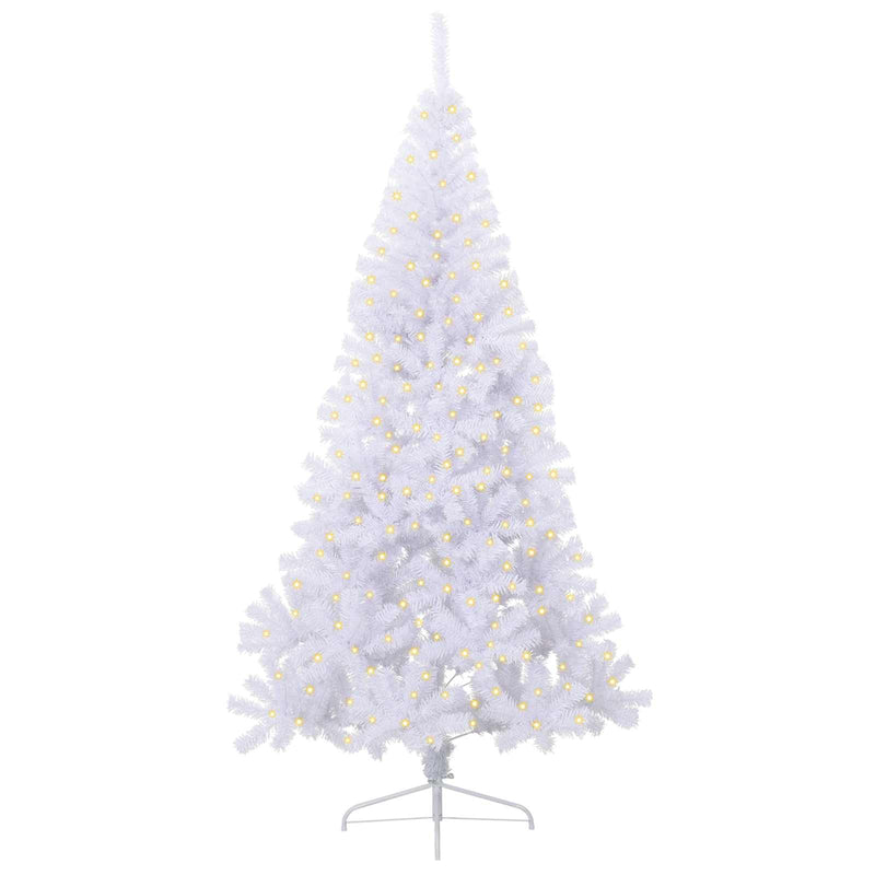 ギャラリービューアに画像をロードする, Vidaxl kunstkerstboom met 300 led wit 240 cm pvc en staal

