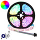 Vidaxl led-strip 2 pcs zwart en transparant 5100 mm koper en kunststof