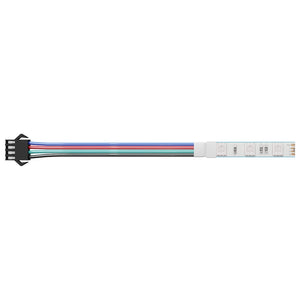 Vidaxl led-strip 2 pcs zwart en wit 1745 mm koper en kunststof