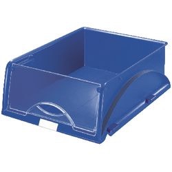 Leitz brievenbak sorty 5231 a4 c4 blauw liggend