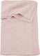 Meyco baby mini knots wiegdeken - soft pink - 75x100cm - 1.0 tog