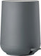 Zone denmark nova pedaalemmer - prullenbak badkamer softclose - afvalemmer klein - toilet badkamer accessoires - kunststof - 3 liter - 23,5 x 20,5 cm - grijs