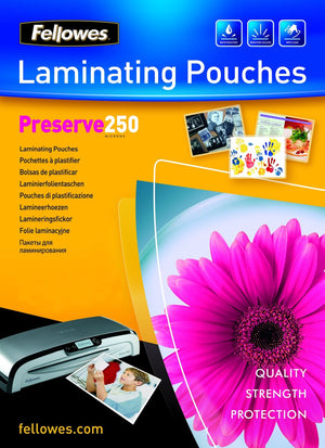 Lamineerhoezen fellowes 54018 250 micron glanzend