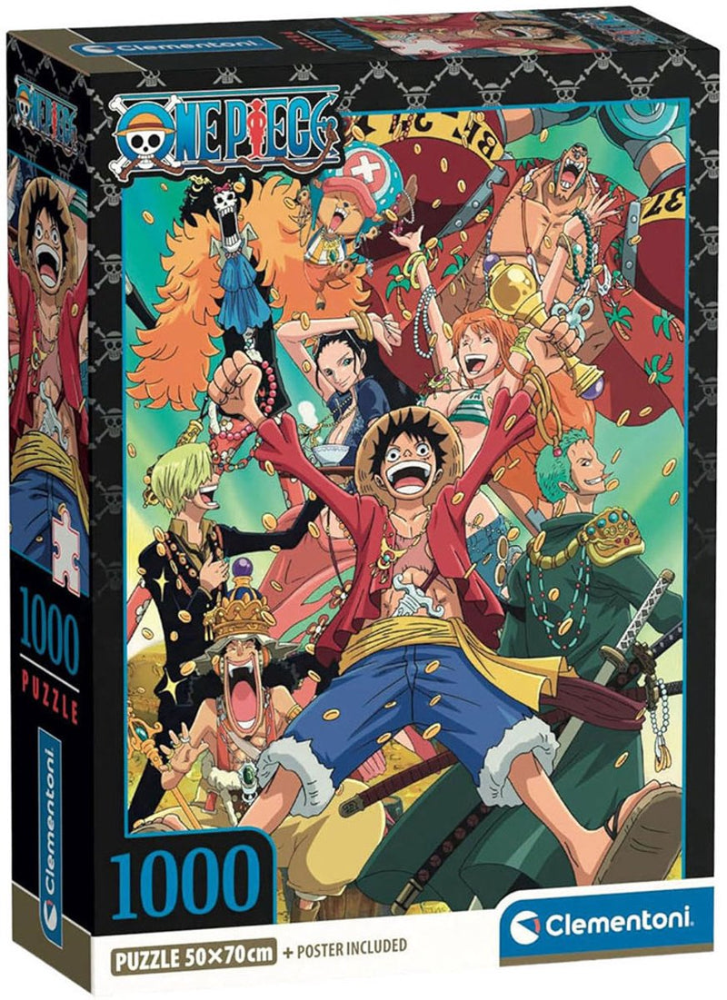 Afbeelding laden in galerijviewer, Clementoni legpuzzel one piece luffy - 1000st.
