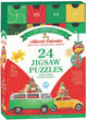 Eurographics volkswagen - vw christmas advent calendar - 24x50 stukjes 12,7×12,7cm (b×h) - legpuzzel