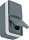 Berker w1 type 47803515 ap-combinatie spatwaterdicht ip55 | grijs