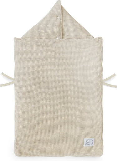 Deryan - voetenzak voor autostoel kinderwagen - footmuff maxi cosi, kinderwagen of autostoel - nougat