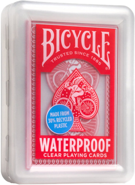 Bicycle ® waterproof - waterbestendige plastiek speelkaarten - plastiek opbergdoosje - zomerspeelgoed