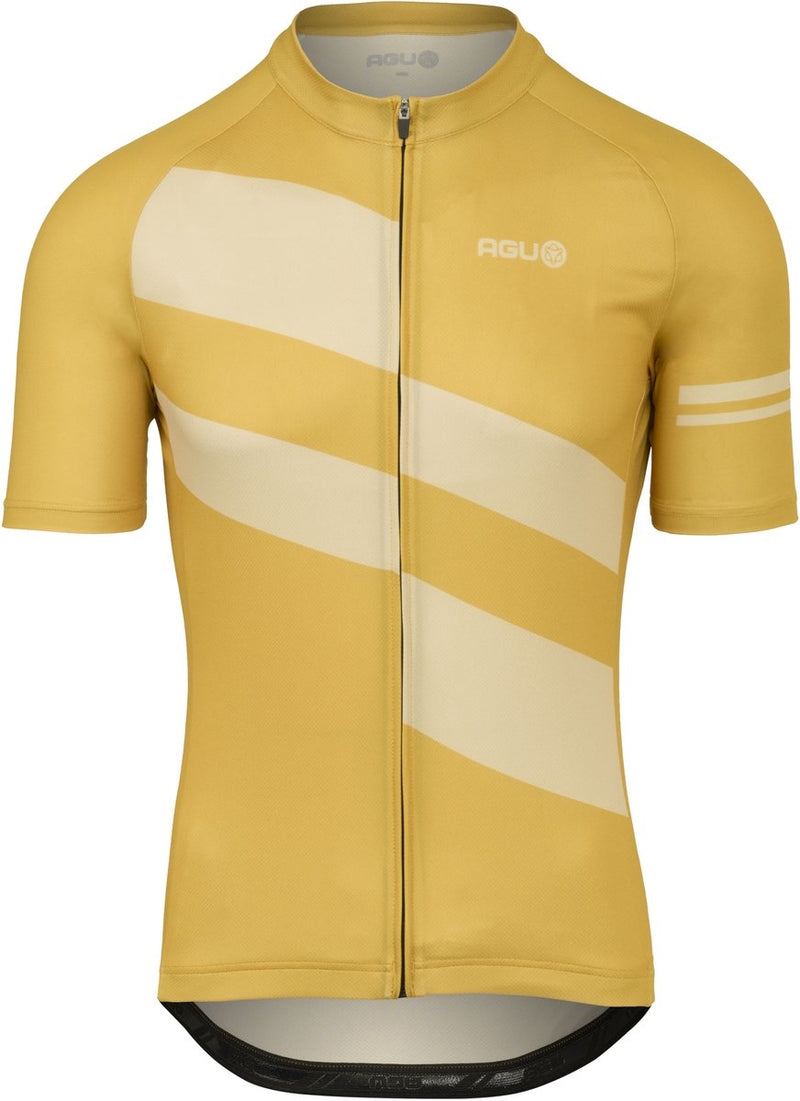 Afbeelding laden in galerijviewer, Agu diagonal amber haze fietsshirt ss essential heren amber haze
