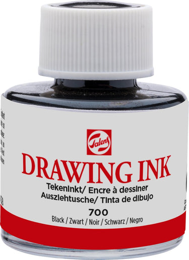 Talens tekeninkt fles 11ml zwart 700