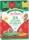 Eurographics volkswagen - vw christmas advent calendar - 24x50 stukjes 12,7×12,7cm (b×h) - legpuzzel
