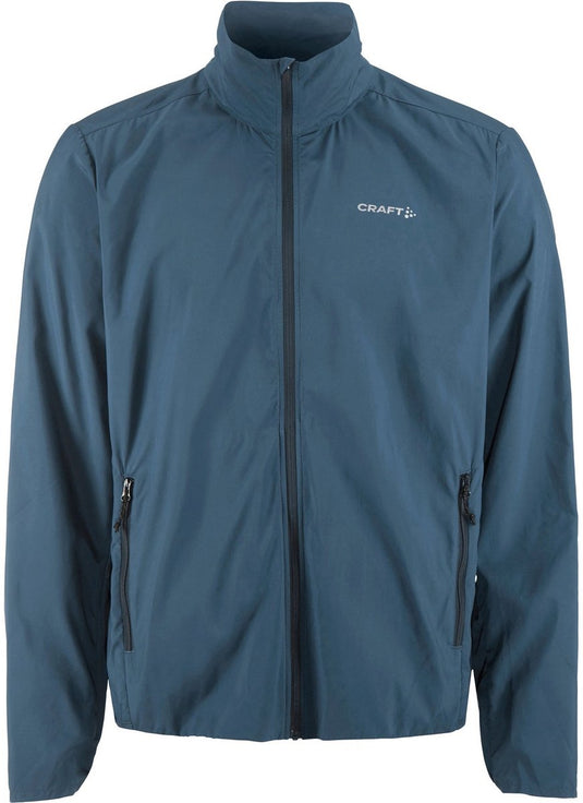 Craft ess. wind jacket m - hardloopvest - blauw - heren - maat xxl