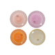 Decoris dinerbord glas ã˜25xh1,8cm 4 assorti