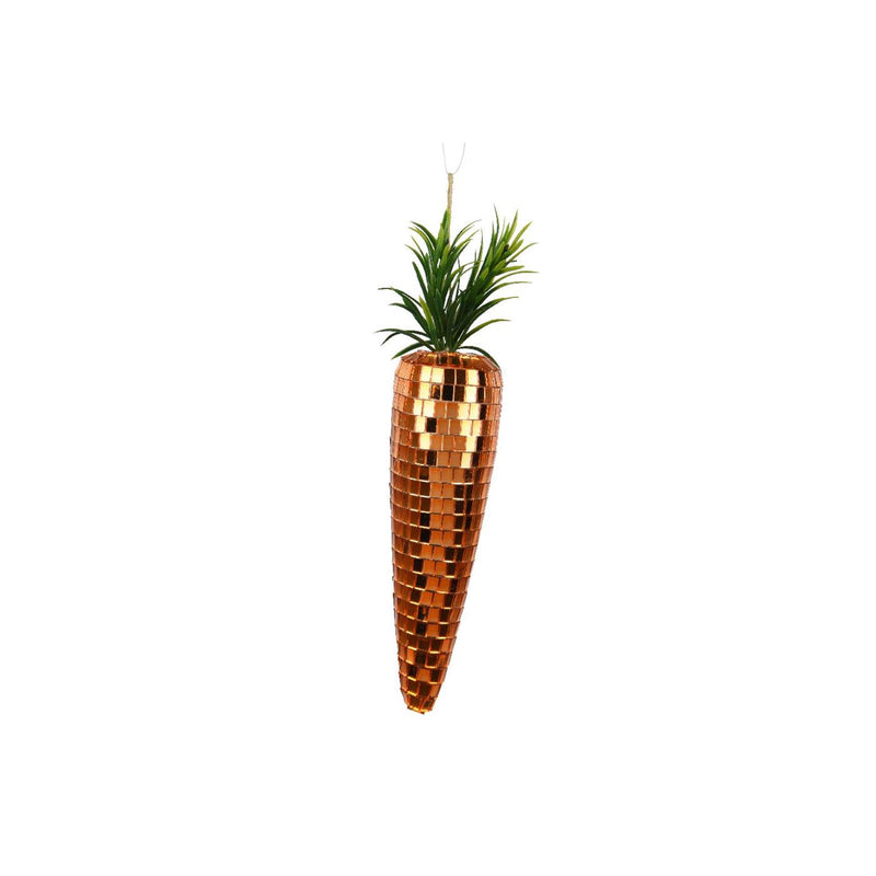 Laden Sie das Bild in Galerie -Viewer, Decoris hangdecoratie wortel disco foam oranje set van 4 stuks 2,5x2,5x13cm
