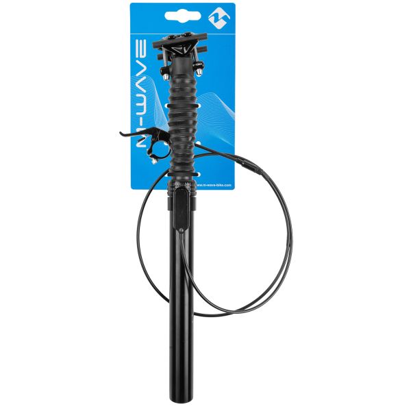 Load image into Gallery viewer, M-wave dropper zadelpen sp110-adj - ø31,6 mm 445 mm in hoogte verstelbaar - zwart
