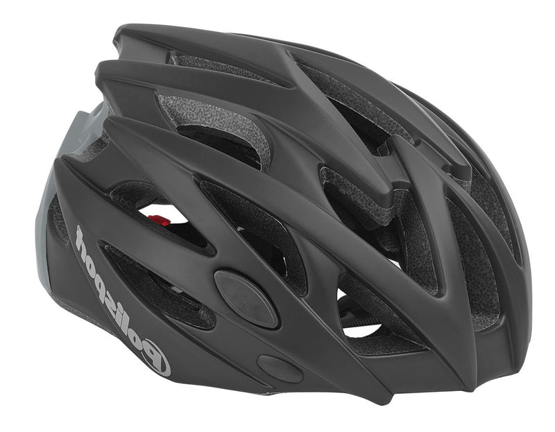 Load image into Gallery viewer, Polisport twig fietshelm l 58-61cm zwart grijs
