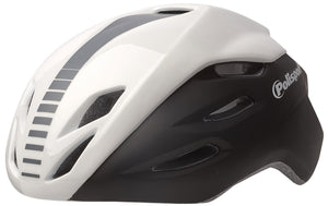 Polisport aero fietshelm m 55-58cm zwart wit grijs