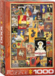 Eurographics - vintage posters - 1000 stukjes 48×68cm (b×h) - legpuzzel
