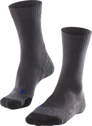 Falke tk2 cool anti-blaar dik lyocell functioneel materiaal wandelsokken dames grijs - maat 37-38