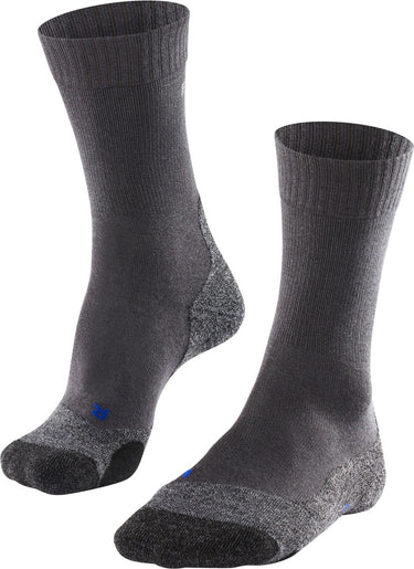 Falke tk2 cool anti-blaar dik lyocell functioneel materiaal wandelsokken dames grijs - maat 39-40