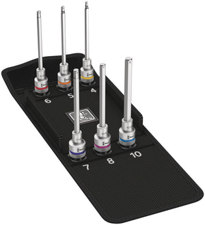 Wera 8740 c hf 2 zyklop binnenzeskant bit-doppen-set, met vasthoudfunctie, 6-delig - 1 stuk(s) - 05004210001