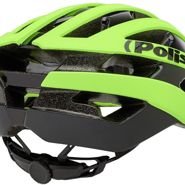 Polisport light pro fietshelm m 52-58cm fluo geel zwart