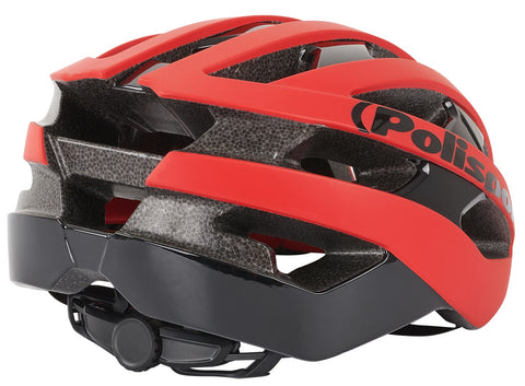 Polisport light pro fietshelm m 52-58cm mat rood zwart