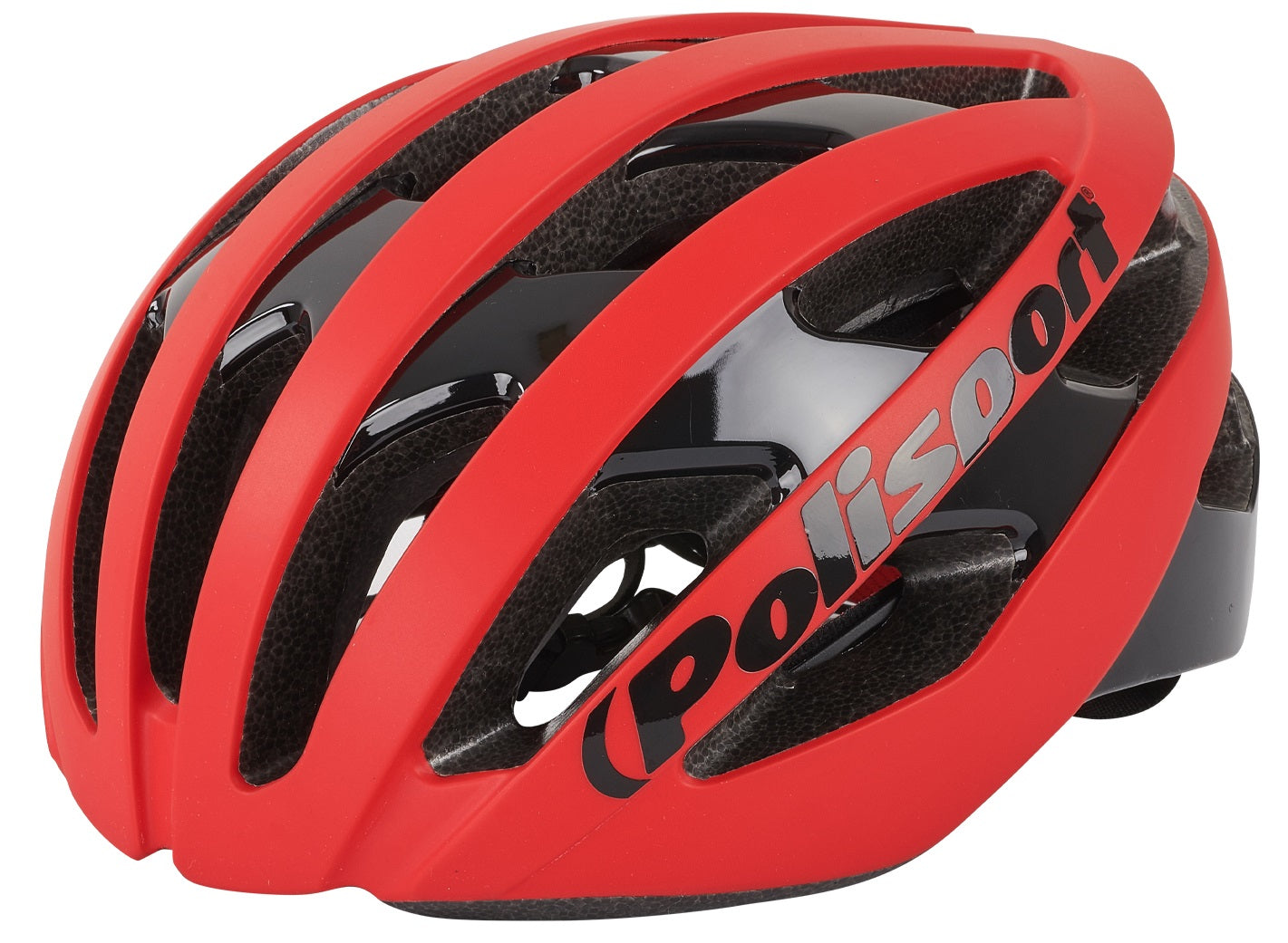 Polisport light pro fietshelm m 52-58cm mat rood zwart