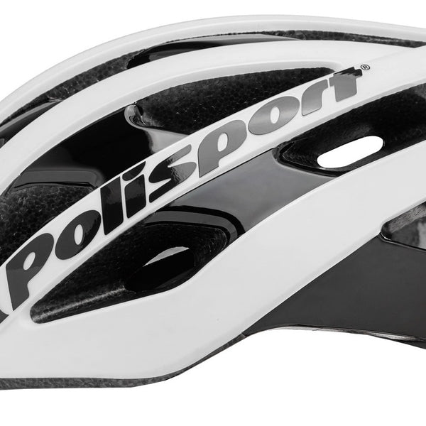 Polisport light pro fietshelm l 58-62cm mat wit zwart