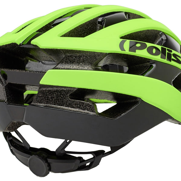 Polisport light pro fietshelm l 58-62cm fluo geel zwart