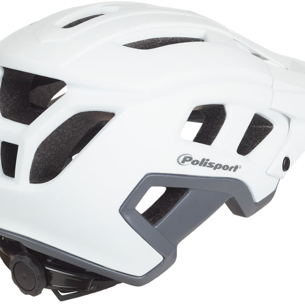 Polisport helm Mountain Pro L 58-61cm wit grijs