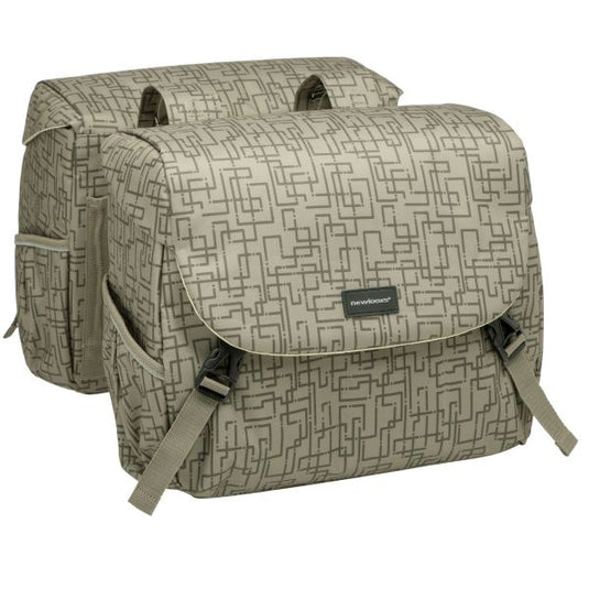 Mondi Joy - dubbele fietstas voor dames, sportief en waterafstotend, Ivy Walnut