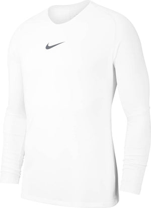 Nike park first layer shirt lange mouw kinderen - wit | maat: 152