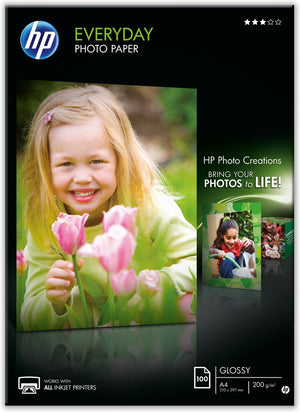 Hp q2510a fotopapier everyday - a4 200g m