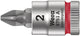 Wera 8751 a zyklop bit dop-combinatie met 1 4 aandrijving , ph 3 x 28 mm - 1 stuk(s) - 05003352001