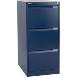 Hangmapladenkast bisley 47x62,2x101,6cm 35kg donkerblauw