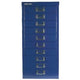 Meerladenkast serie 39 bisley stalen 27,9x40,8x94cm 51cm donkerblauw 15 laden