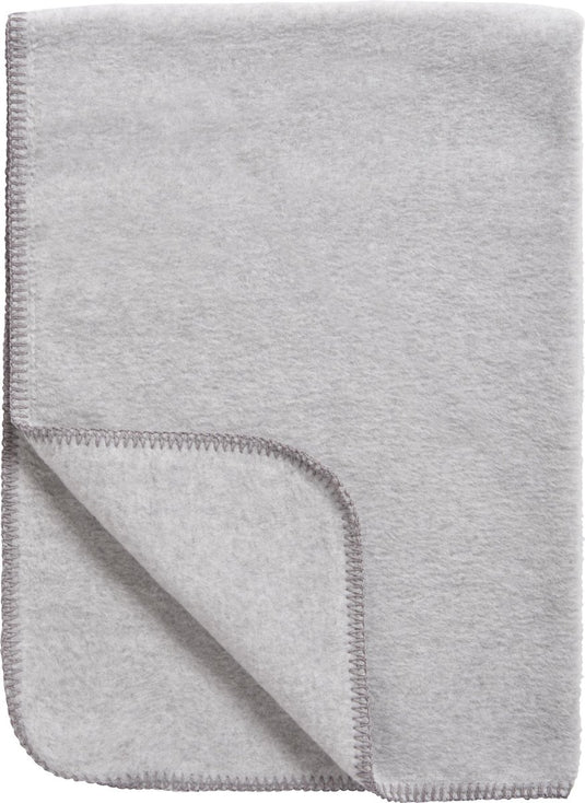 Meyco baby uni wiegdeken - geweven - grey melange - 75x100cm - 1.0 tog