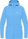 Jack wolfskin feldberg hoody mid blue softshell jas dames
