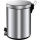 V-part - pedaalemmer 5 liter - stainless steel - mat rvs - prullenbak