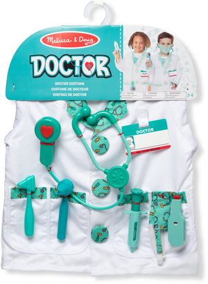 Melissa doug – verkleedset dokter – inclusief stethoscoop met geluid