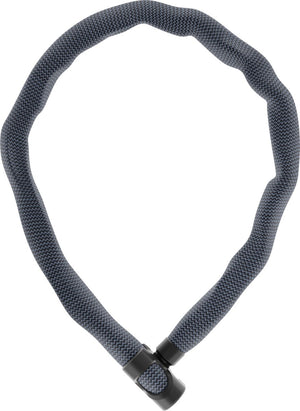 Abus fietsslot kettingslot - ivera chain 7210 color - security level 8 - grijs - 110 cm - geschikt voor elektrische fietsen en stadsfietsen