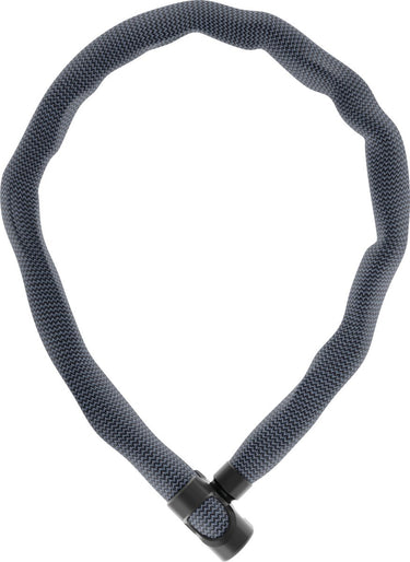 Abus fietsslot kettingslot - ivera chain 7210 color - security level 8 - grijs - 110 cm - geschikt voor elektrische fietsen en stadsfietsen