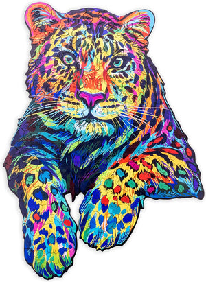 Engelhart houten puzzel tijger – 161 unieke puzzelstukjes – a3 formaat grote houten legpuzzel – dieren puzzelspel – uitdagend denkspel – inclusief opbergetui –
