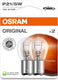 Osram original p21 5w bay15d 7528-2bl set