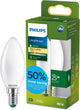 Philips led energiezuinige lamp transparant - 40 w - e27 - warmwit licht - 2-pack - bespaar op energiekosten