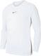 Nike park dry first layer shirt thermoshirt - maat xxl - mannen - wit grijs